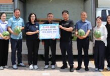 G마트 광영점, 관내 경로당에 수박·음료수 전달